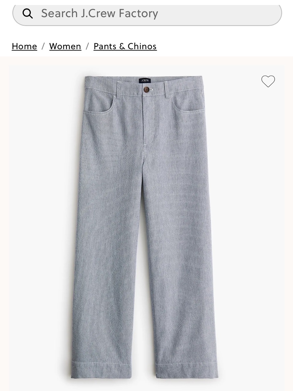 Ella High Rise Wide Leg Crop Pants